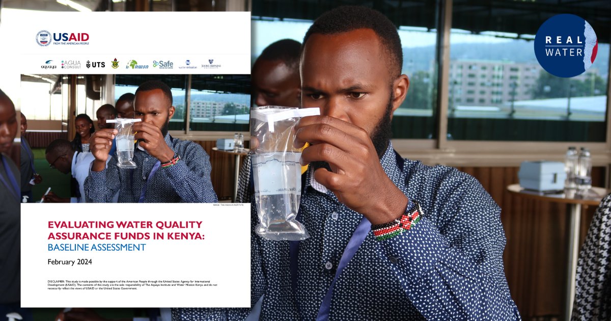 💧 #REALWater's baseline data assessment shows that most water samples from Kenya's Kericho, Nakuru, & Uasin Gishu counties had insufficient chlorine levels for proper treatment, leaving communities vulnerable to contamination. #FridayRead: ow.ly/RkaW50RuCCI @USAIDWater