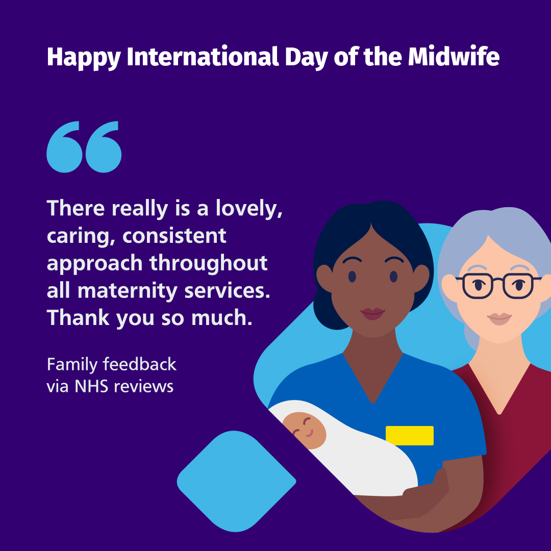 Today is International Day of the Midwife 👶 Thank you to our amazing midwifery teams for all that you do throughout the year. The brilliant support and kindness you show to families throughout pregnancy and birth is appreciated by everyone. 💙 #IDM2024 #TheRUHWhereYouMatter