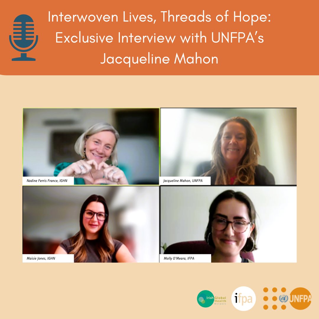 We recorded something exciting this week 🎙️

Stay tuned for an exclusive podcast episode produced in collaboration with the IFPA coming next week

#SRHR #ThreadsOfHope #ICPD30 #CPD57 #AWorldWhere

@IrishFPA @unfpa