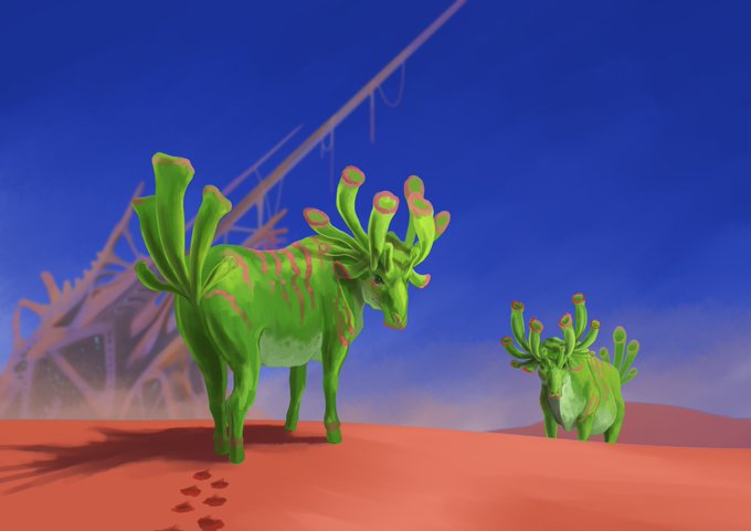 「antlers」 illustration images(Latest｜RT&Fav:50)