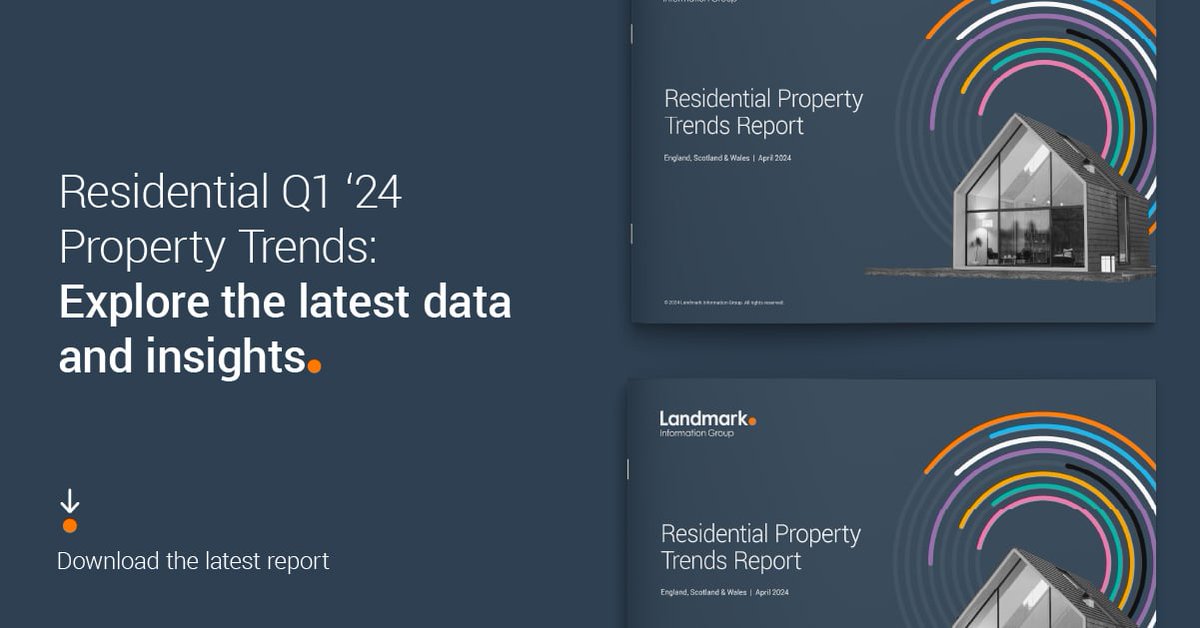 Get the most up to date #PropertyMarket #data for England, Wales and Scotland in our Q1 ‘24 Property Trends Report.

Read it now: hubs.la/Q02v_Mt-0

#ResidentialPropertyTrendsReport #LandmarkData #LandmarkInformationGroup #Proptech  #PropertyData