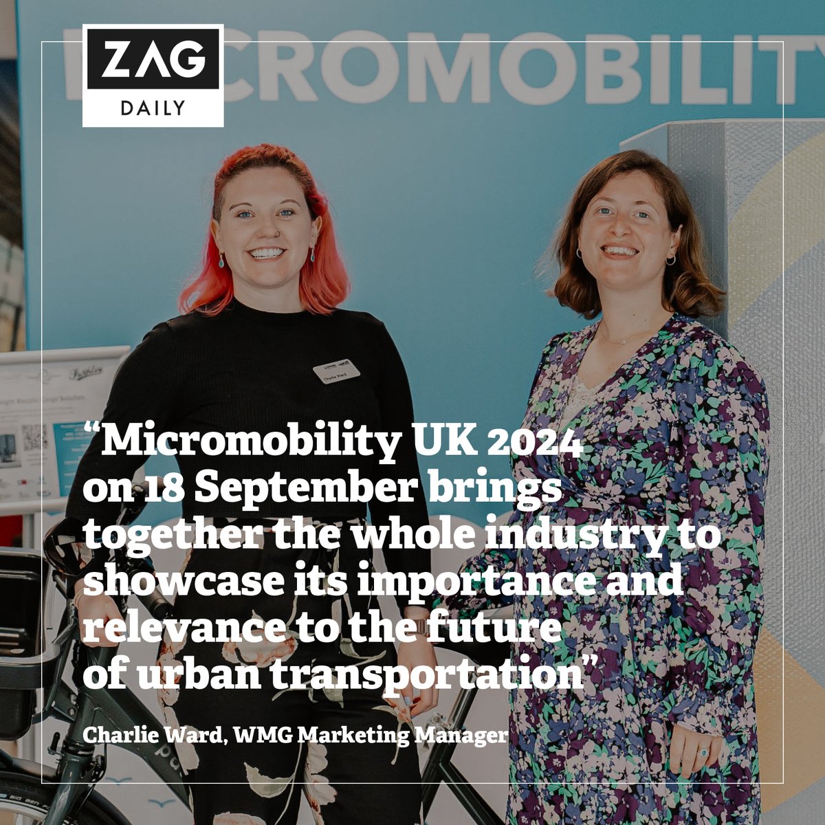Today we're covering why bike share giant @nextbikebytier was sold to a British private equity firm, how @pbscsolutions is spearheading micromobility in the holy city of Medina and a save the date for Micromobility UK 2024. Newsletter sign up here👉zagdaily.com/zag-weekly/