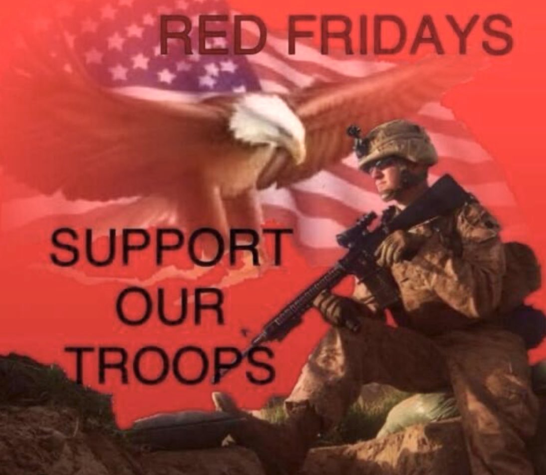 ❤️🇺🇸Happy Red Friday ❤️🇺🇸⚔️🇺🇸🙏🏻Always Support Our Brave Troops