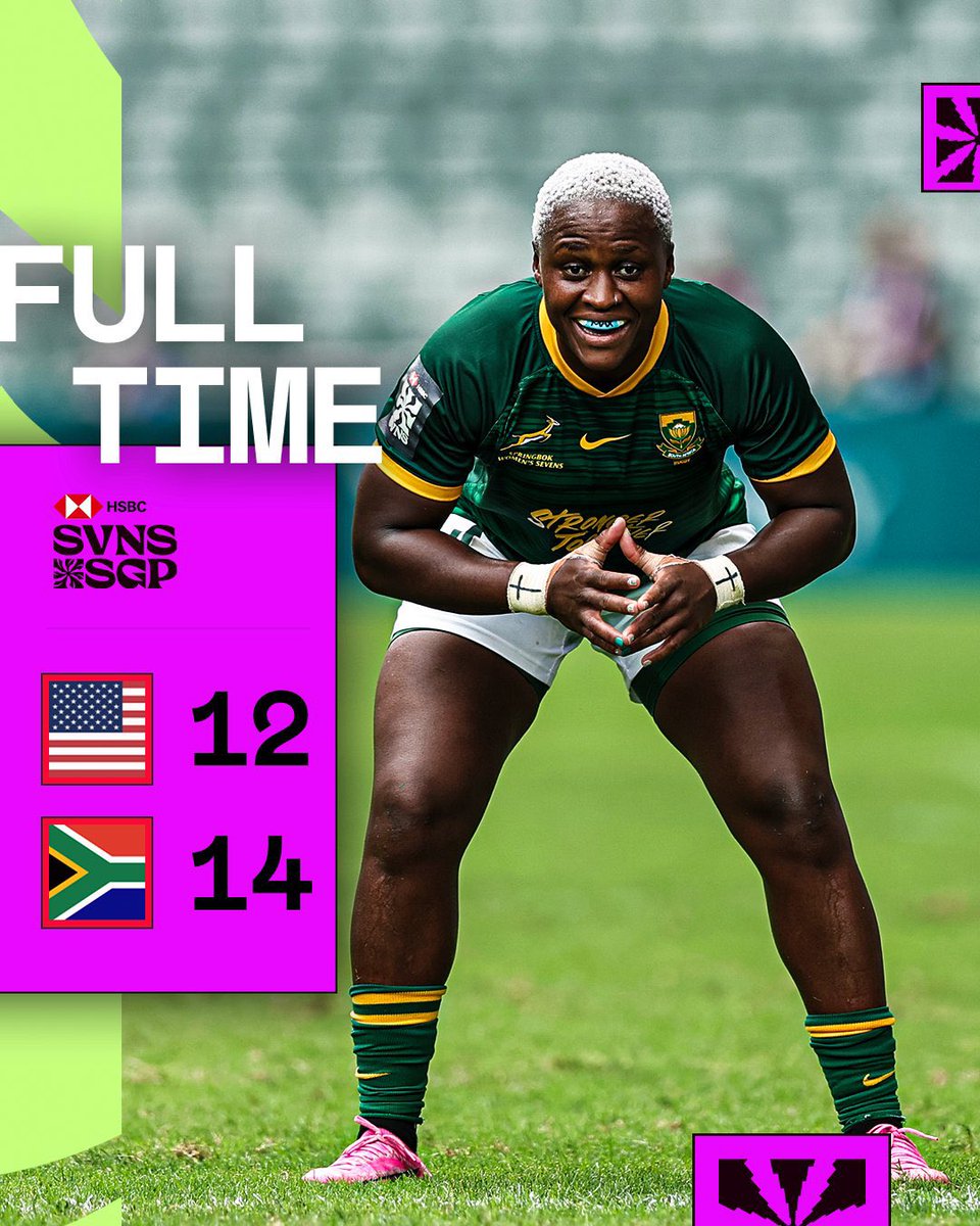 A WIN for the #BokWomen7s 🆚 USA in their Singapore opener 🔥
#RiseUp  #HSBCSVNS @WomenBoks