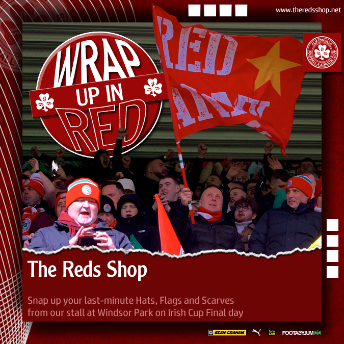 🔴 A reminder that The Reds Shop will be operating a mobile stall at Windsor Park for anyone who needs some last minute help to #WrapUpInRed today. ➡️ cliftonvillefc.net/2024/05/03/be-…