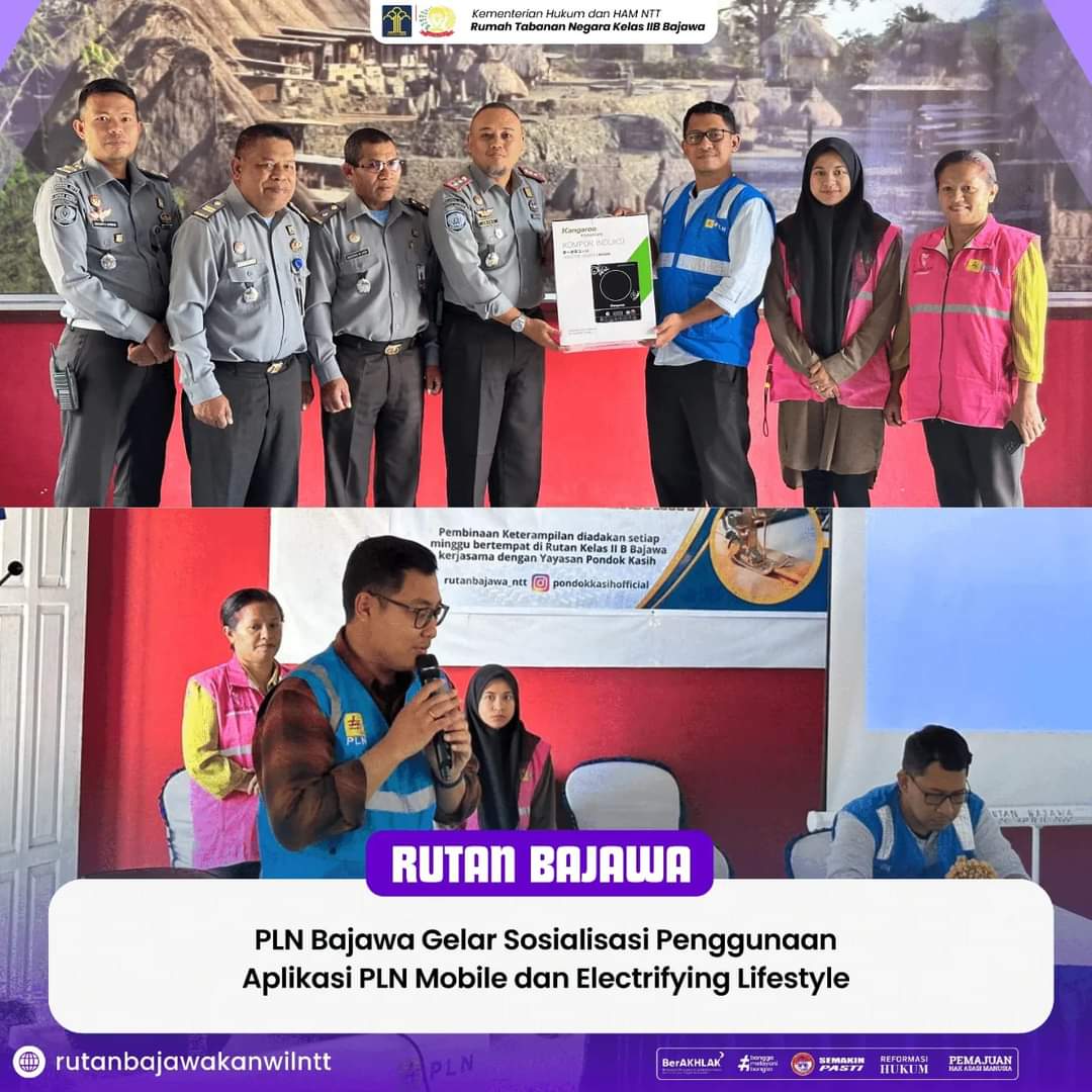 NttRutan's tweet photo. PLN Bajawa Gelar Sosialisasi Penggunaan Aplikasi PLN Mobile dan Electrifying Lifestyle

#KemenkumhamRI
#KemenkumhamNTT
#KumhamSemakinPASTI https://t.co/VwLC7OZ8Qy