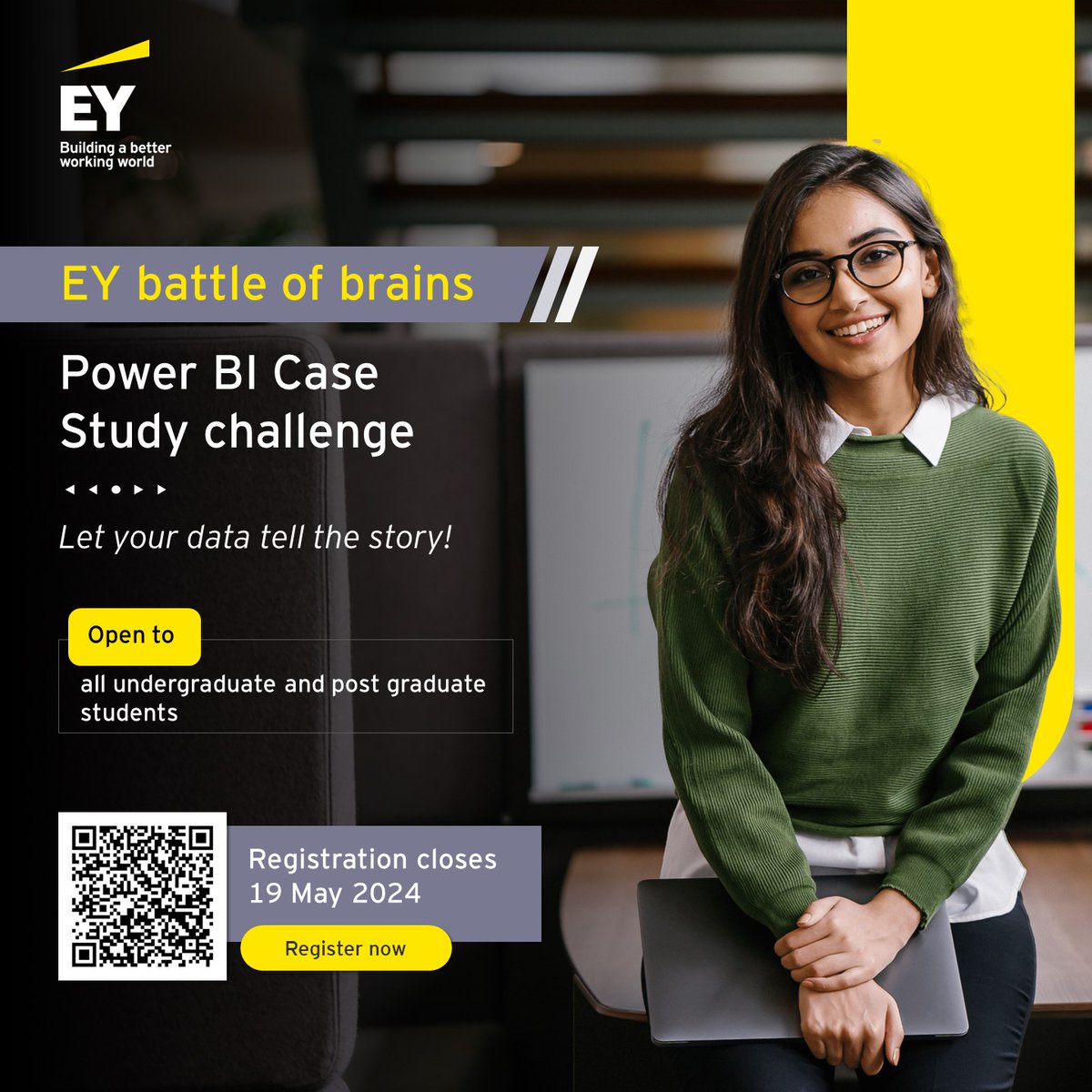 Dive into the Battle of Brains - Power BI Case Study Challenge and demonstrate your analytical expertise. Don't miss out—the deadline to register is 19 May 2024. Join now:
go.ey.com/4droY5e
#BetterWorkingWorld #EYVirtualAcademy