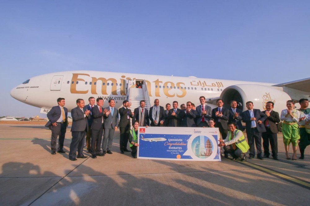 Emirates Airlines Reconnects Flight with Phnom Penh akp.gov.kh/post/detail/30…