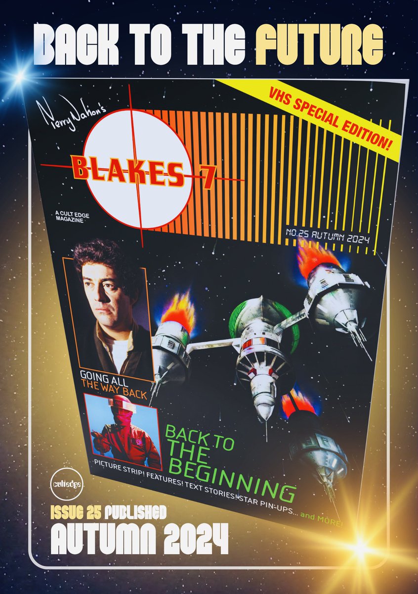 OK… so @JonLHelm and I agreed that we’d do another issue of #Blakes7 Magazine if we hit the 500 sales mark. We didn’t expect to hit that number in less than a week! So, we are delighted to announce that there WILL be an Issue 25. Stay tuned!