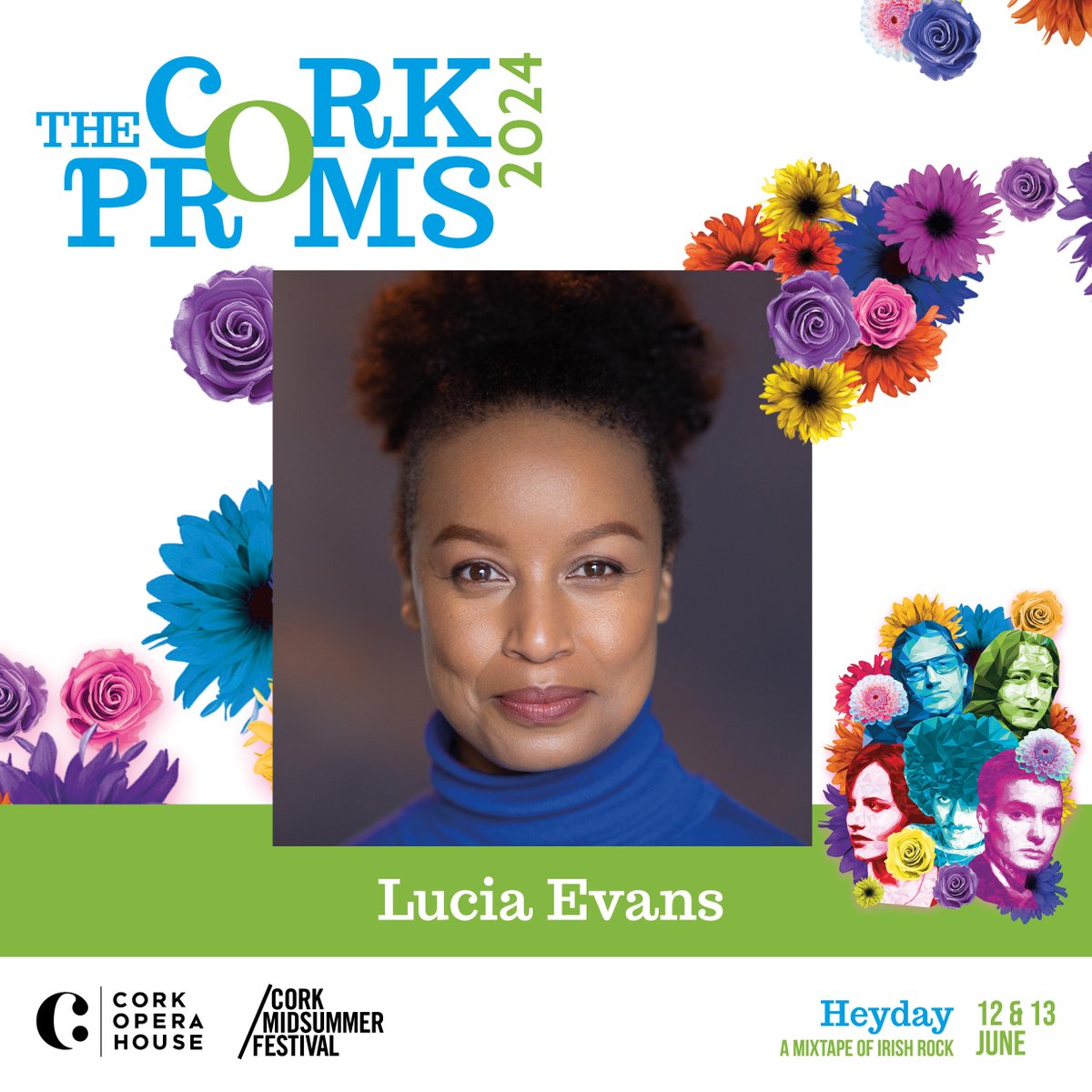 Joining us for Heyday: A Mixtape of Irish Rock & Pop, will be the wonderful Lucia Evans, collaborating with the Cork Opera House Concert Orchestra, alongside Jack O'Rourke, May Kay, Niall McCabe & Laoise Leahy, as part of Cork Proms 2024: tinyurl.com/2yhwt4f5