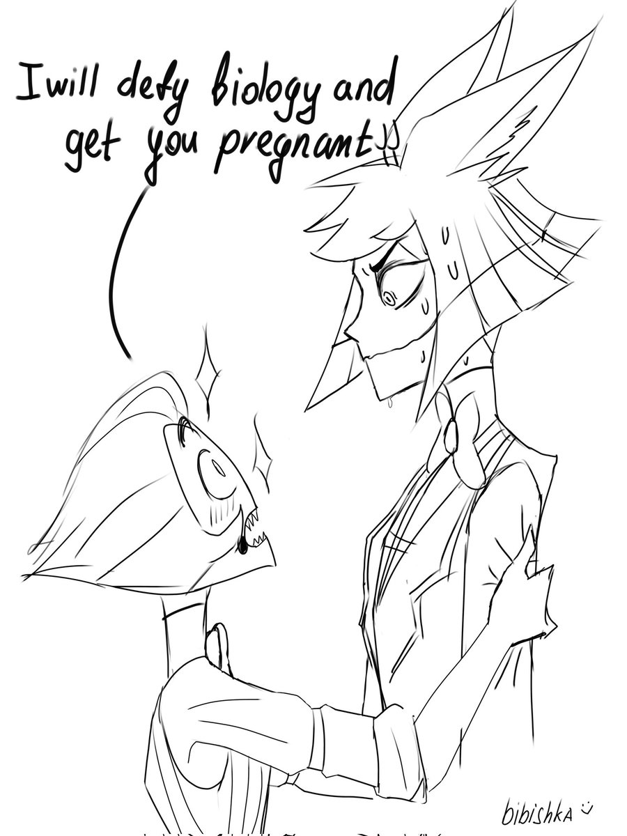 Я можно сказать в некотором роде биолог...
Опять скетч)
#appleradio 
#HazbinHotelLucifer
#HazbinHotelAlastor