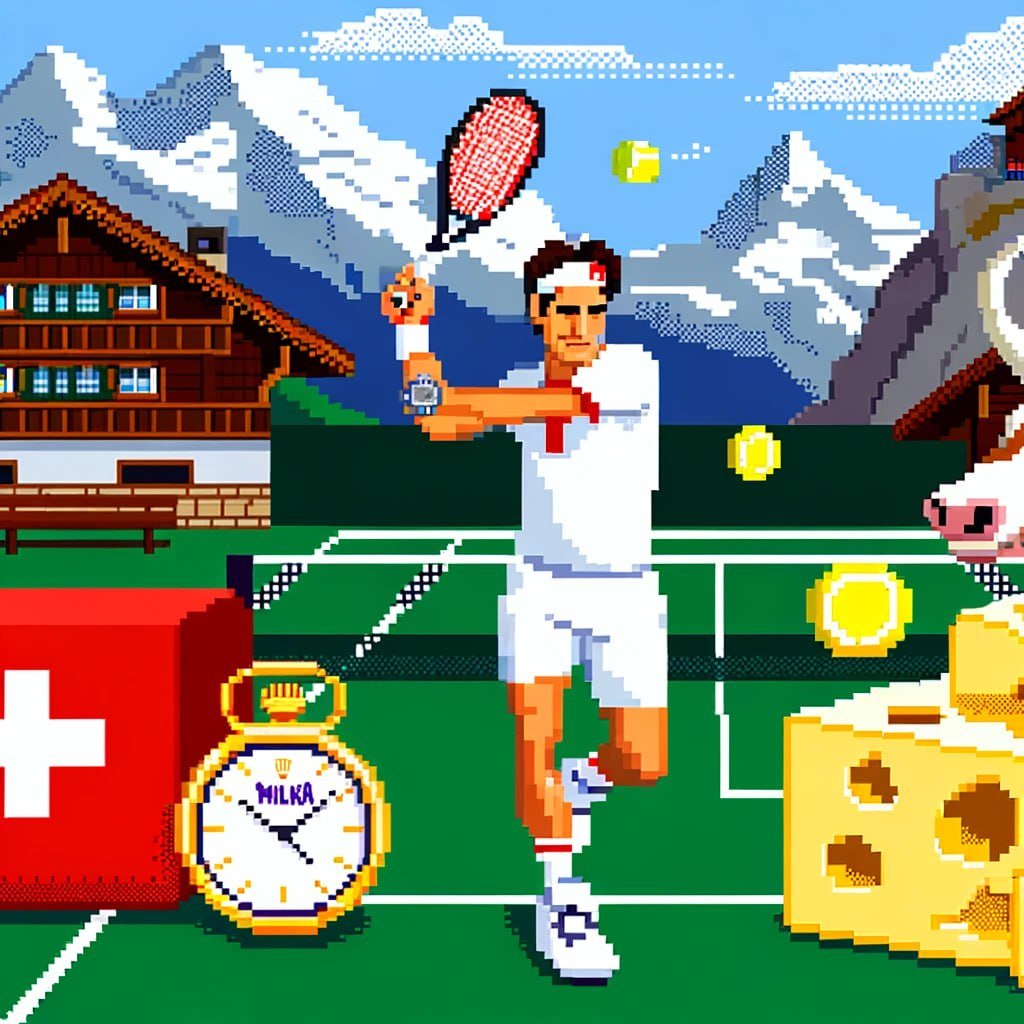 We have Federer 
We have good chocolate, good cheese
We have Rolex
We have wonderful landscape 

$SWISS has all quality stuff