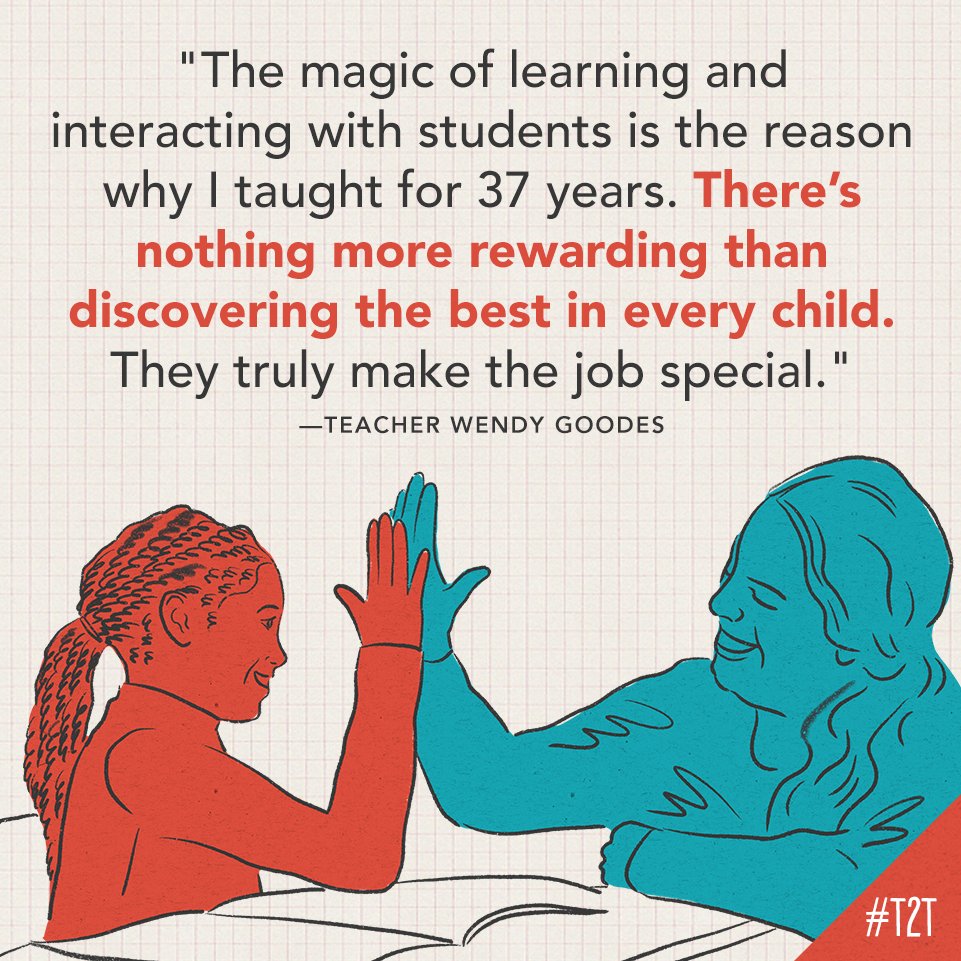 #WhyITeach via T @WendyGoodes