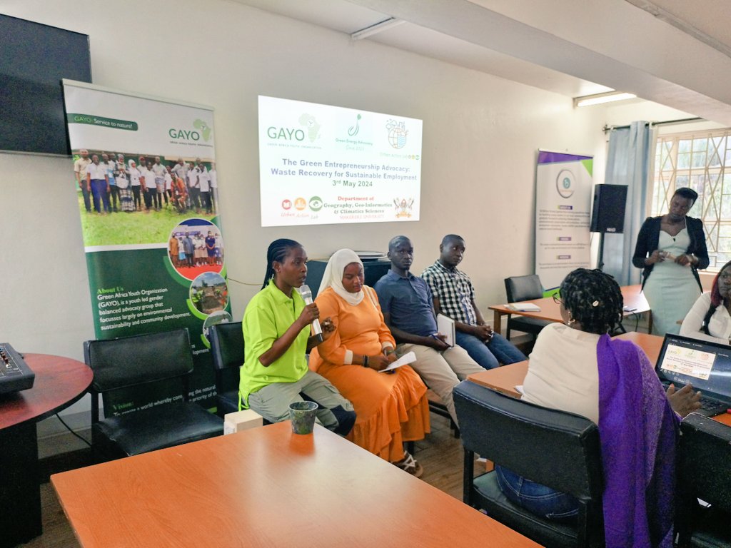 2ND PANEL DISCUSSION 🎤at the @GayoUganda Advocacy Event: Advocacy and the role of green Business in Sustainability. Discover the pivotal role of green businesses in championing sustainability. 💚 #GreenAdvocacy #Sustainability