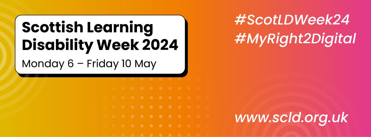 This week we are celebrating Learning Disability Week. Check out The Scottish Commission for People with Learning Disabilities’ full schedule of free online events. Keep an eye out for Renfrew Learning Disability Teams posts throughout this week. #ScotLDWeek24 #MyRight2Digital