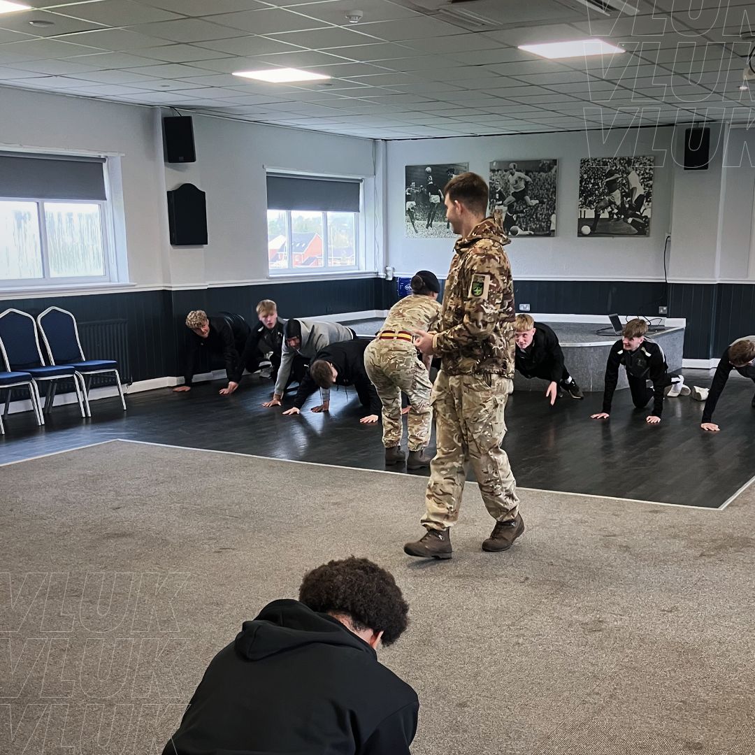 Thank you to the British army who visited our @RUFC_Academy campus BTEC learners to present to them on careers in sport and playing sport in the army #btecsport #britisharmy #careers #opportunity