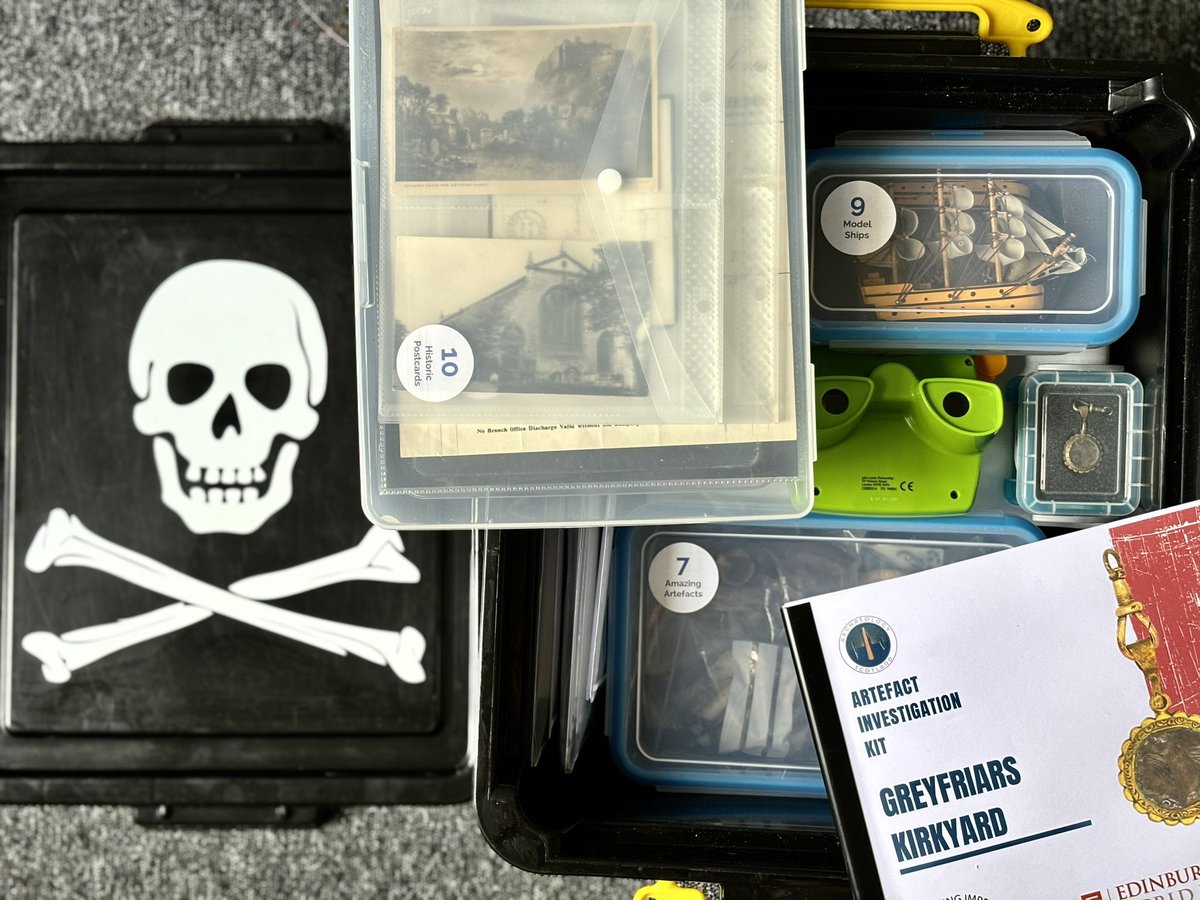 Archaeology Scotland Learning Team (@as_learn) on Twitter photo It may look like hazardous waste☠️ but this is in fact our Greyfriars Kirkyard learning kit ready to go out to schools in Argyll & Bute!
The resource was created with <a href="/EdinburghWH/">Edinburgh World Heritage</a> for Making Lasting Impressions, an <a href="/HeritageFundUK/">The National Lottery Heritage Fund</a> project🙏
More info👇
archaeologyscotland.org.uk/heritage-resou… It may look like hazardous waste☠️ but this is in fact our Greyfriars Kirkyard learning kit ready to go out to schools in Argyll & Bute!
The resource was created with <a href="/EdinburghWH/">Edinburgh World Heritage</a> for Making Lasting Impressions, an <a href="/HeritageFundUK/">The National Lottery Heritage Fund</a> project🙏
More info👇
archaeologyscotland.org.uk/heritage-resou…