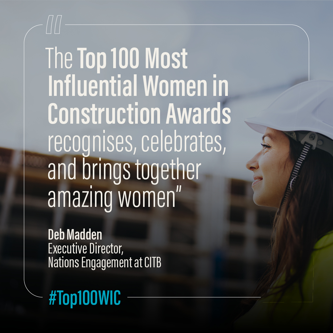 It’s time to reward the dedication, hard-work, and achievements of women in our dynamic and exciting industry! We need your nominations for The Top 100 most influential women in construction awards. Get more info on the awards: bit.ly/44haLDM #ukconstruction #women