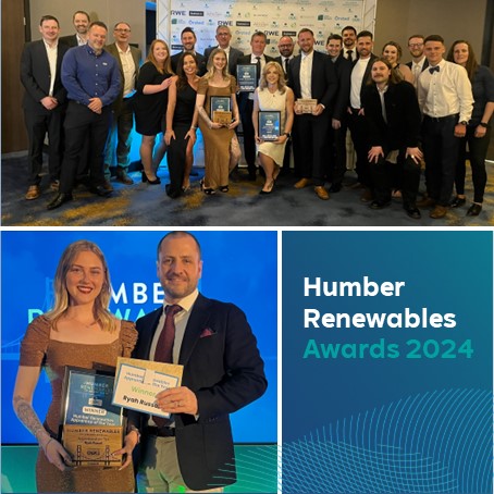 🌟 Big night at the Humber Renewables Awards 2024! RWE won Medium/Large Business of the Year and Apprentice of the Year, thanks to Ryah Russell's stellar growth. Proud finalists in Green Innovation and Renewable Education too! #RWE #RenewableEnergy