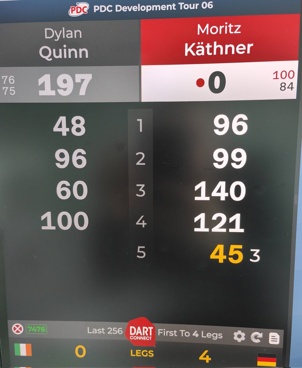 MvdB180's tweet image. Here we go! @singlebulldarts fliegt per 81er-Average inkl. 15-Darter und 110er-Finish in die Runde der letzten 128. #darts #developmenttour #makeshortlegproud