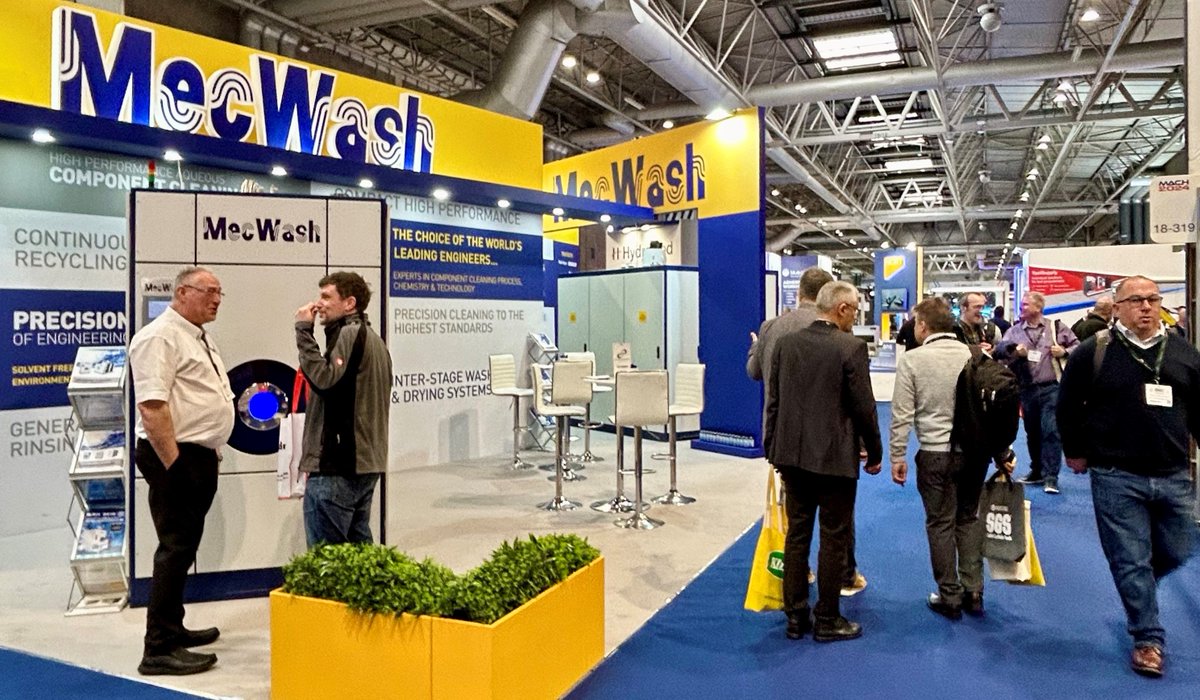 The MecWash team enjoyed another successful show at MACH Exhibition. The MWX400 and MWX300 industrial parts washing machines showcased were very popular, attracting the attention of many attendees. mecwash.com/news/post/2024… #ukmfg #partswashing #manufacturing #automotive