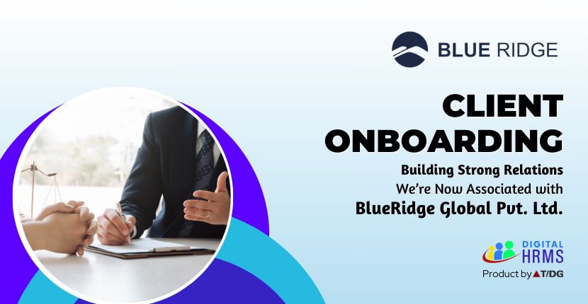 It is a pleasure to announce that BlueRidge Global Pvt. Ltd. is now associated with Digital HRMS. BlueRidge Global Pvt. Ltd. provide Supply Chain Planning software for organizations. Explore more digitalhrms.com
#ClientOnboarding #Clients #HRSoftware #HR #DigitalHRMS