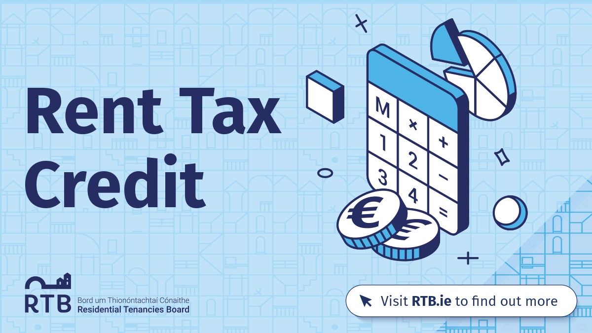 Did you know that the Revenue Commissioners have a Rent Tax Credit in place for tenants?  For more information, please click here: bit.ly/3pkpApd