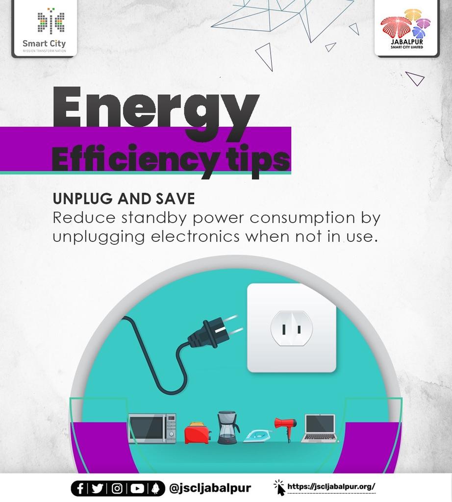 Unplug, save, repeat! 🌟 Cut standby power and reduce energy waste by unplugging electronics when not in use. 

#SaveEnergy