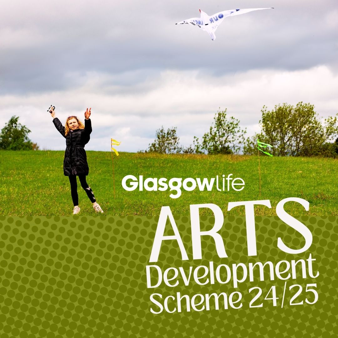 📢A reminder! Applications for the @GlasgowLife Arts Development Scheme are OPEN NOW until 17 May. Deadline in two weeks' time! 📢 The scheme supports the delivery of inspiring Cultural events and projects in Glasgow. Full info: glasgowlife.org.uk/arts-music-and…