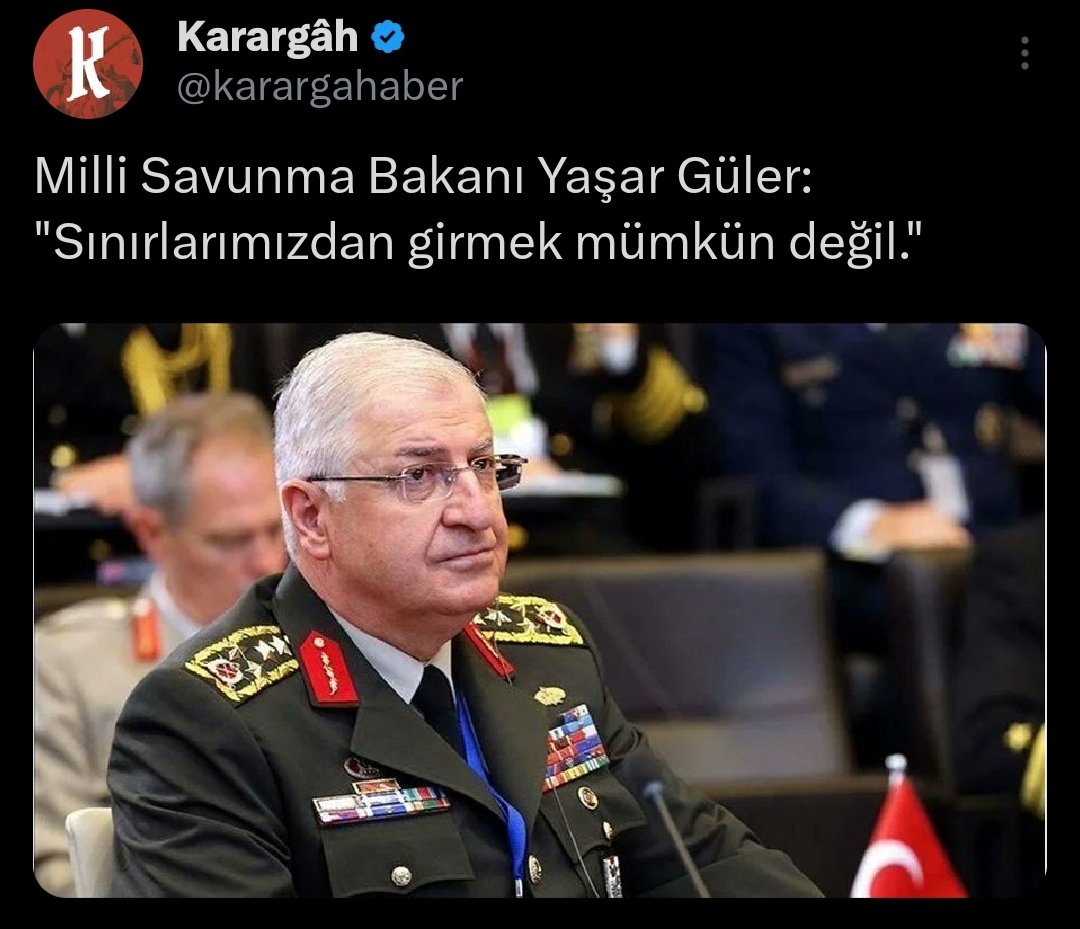 O sırada Milli Savunma Bakanlığı yapan zat 👇