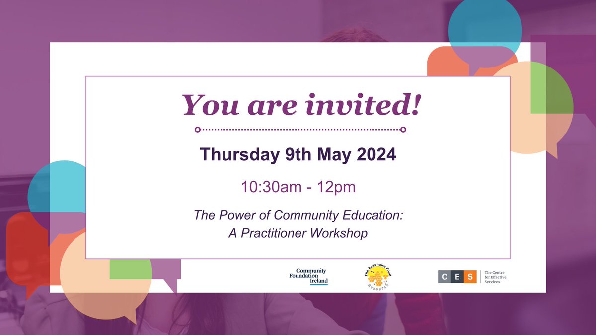 Calling everyone interested in community education and lone parents! We'll share our learning for policy and practice development. Book your place here: lnkd.in/epnmA47z Download the research reports here: lnkd.in/ebvhqQCc