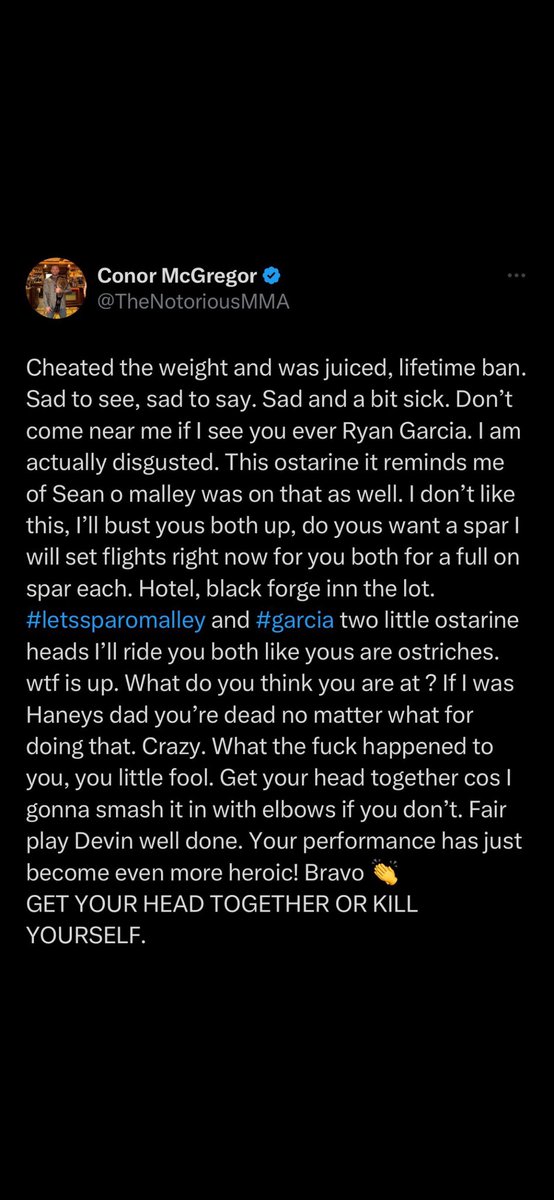 ‘Two little osterine heads I’ll ride you both like ostriches’ the craic doesn’t get much better than that🤣