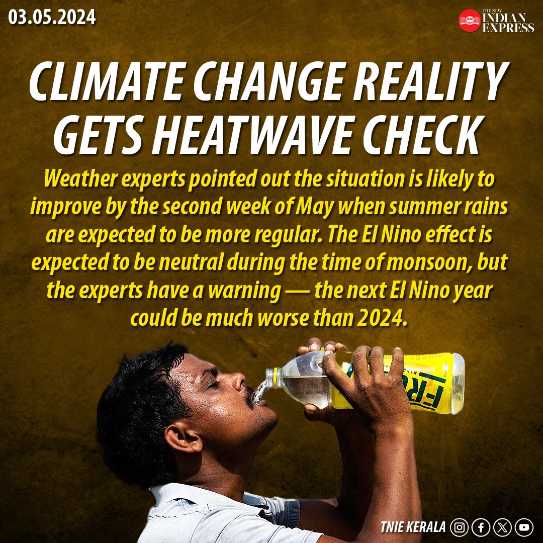 Heatwave is a condition of air temperature that becomes fatal to human body when exposed, @unitune6 writes 🔗bit.ly/3wtXaMV @MSKiranPrakash @PaulCithara @weather_kerala @praddy06 @IMDWeather @Indiametdept #Kerala #Weather #Climate #Heat #Summer #Heatwave