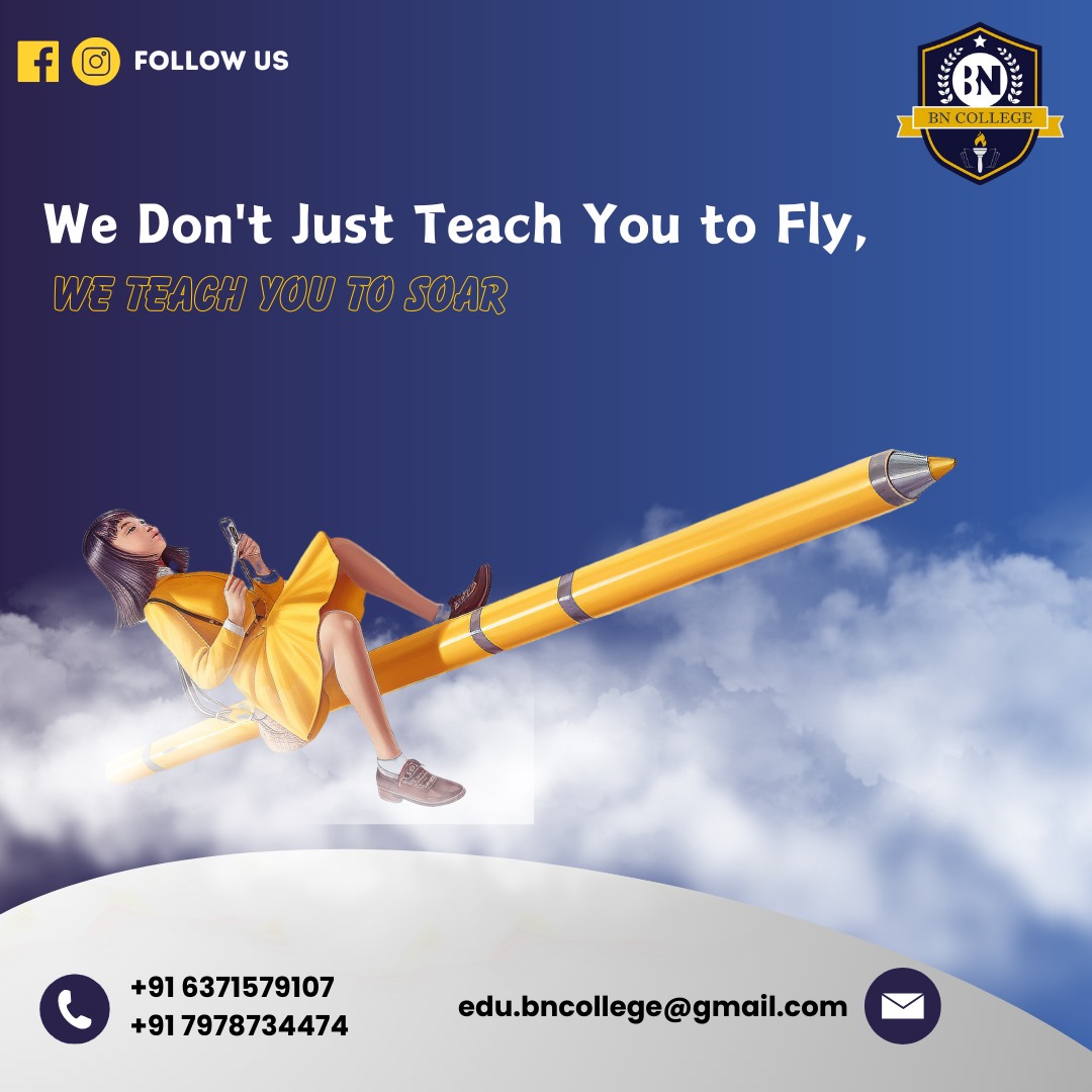 BN +2 Science College: Where learning takes flight.

#BNScienceCollege #SoarWithScience #FutureScientists