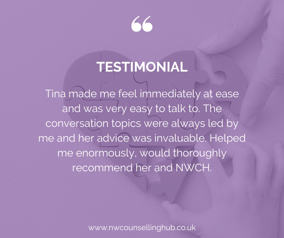 Our counsellors are here to listen and support you. If you're unsure about counselling, take a moment to read the heartwarming recommendations shared by our clients. Your wellbeing matters, and we're here to walk alongside you every step of the way. nwcounsellinghub.co.uk/about/testimon…