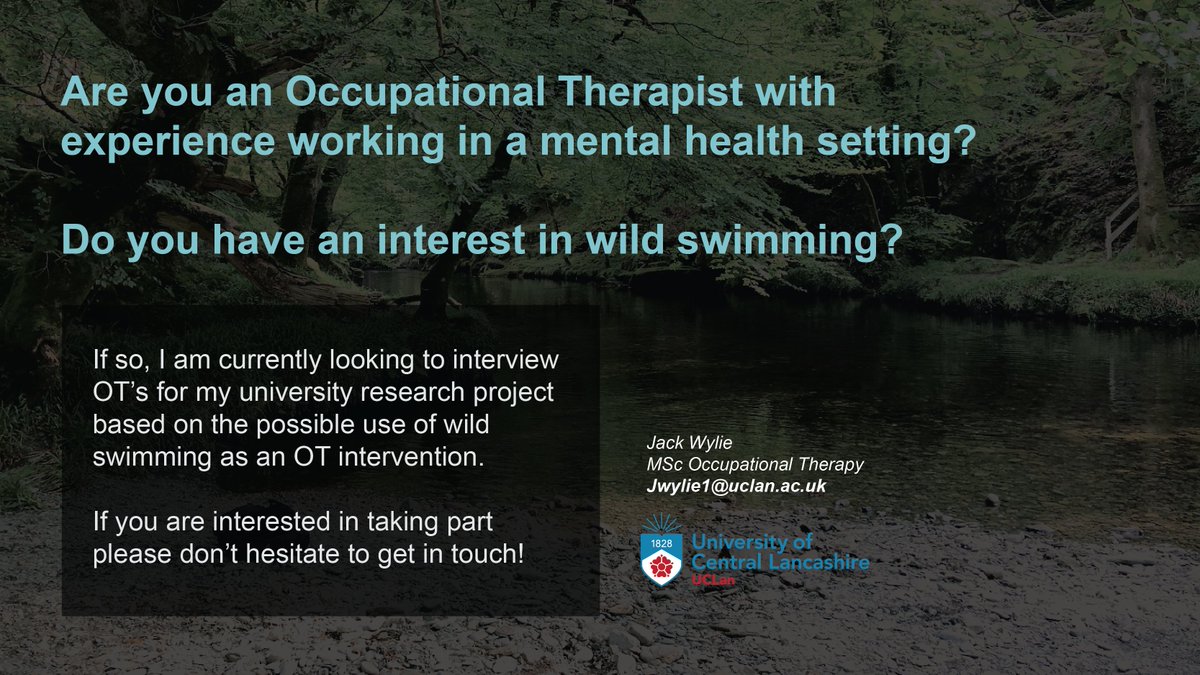 Calling all mental health OT's!