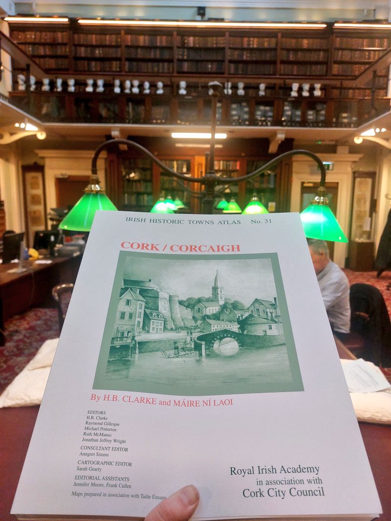 Congratulations to our colleagues in @IHTA_RIA on the publication of the much-antipated Cork map! 📍 Available in the Library from today! Corcaigh abú! 🤍♥️