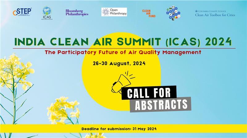 Call for Abstracts at #ICAS2024: Have an interesting study on #AirQuality management? Share with us a 300-word abstract of your study to present (oral or poster) at #ICAS2024.

Deadline for submission: 31 May 2024

docs.google.com/forms/d/e/1FAI…

#SolutionsforPollution #CleanAir4All