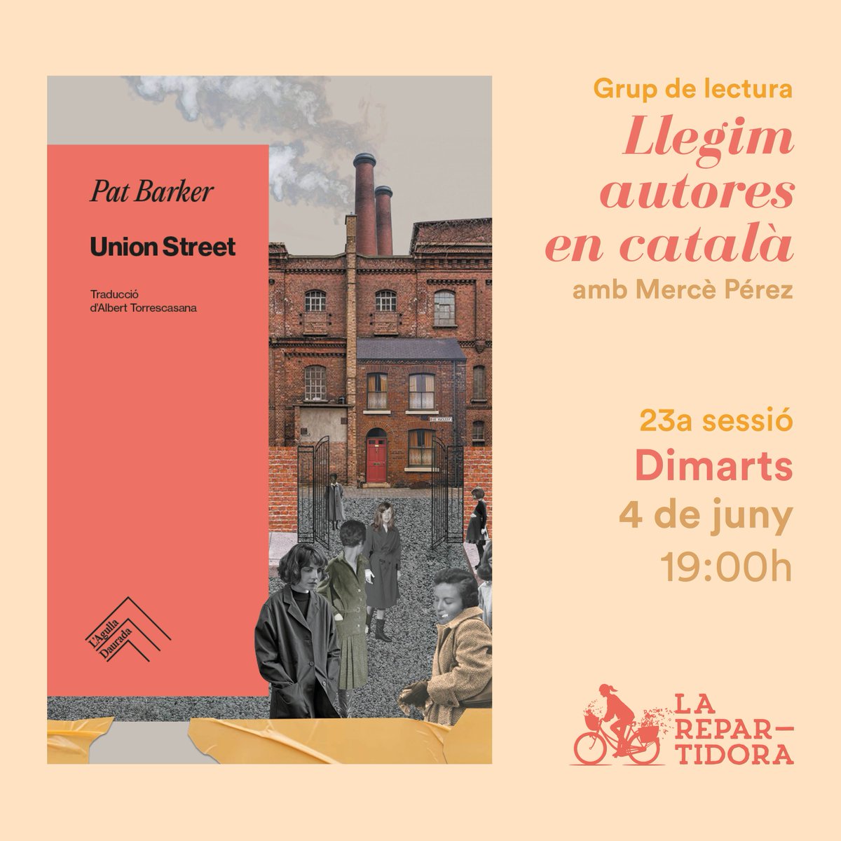 Al maig llegirem Union Street de Pat Barker. Una obra de realisme social que retrata les dones d'entorns obrers anglesos als anys 70. Un mosaic d'històries que s'entrecreuen per entendre els efectes socials de la desindustrialització de l'època. Inscripció forms.gle/ButUb4uwPLZ792…