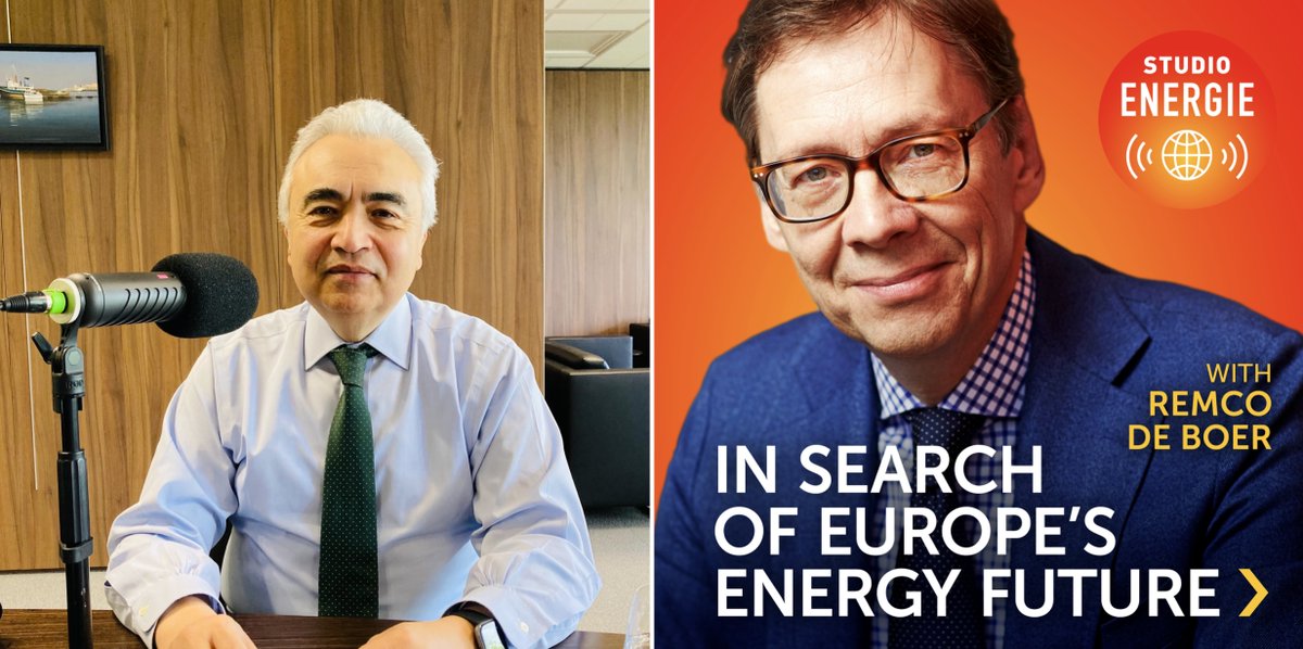 This Tuesday, from 06.30 a.m. episode #1, with dr. Fatih Birol, Executive Director of the International Energy Agency (@IEA).