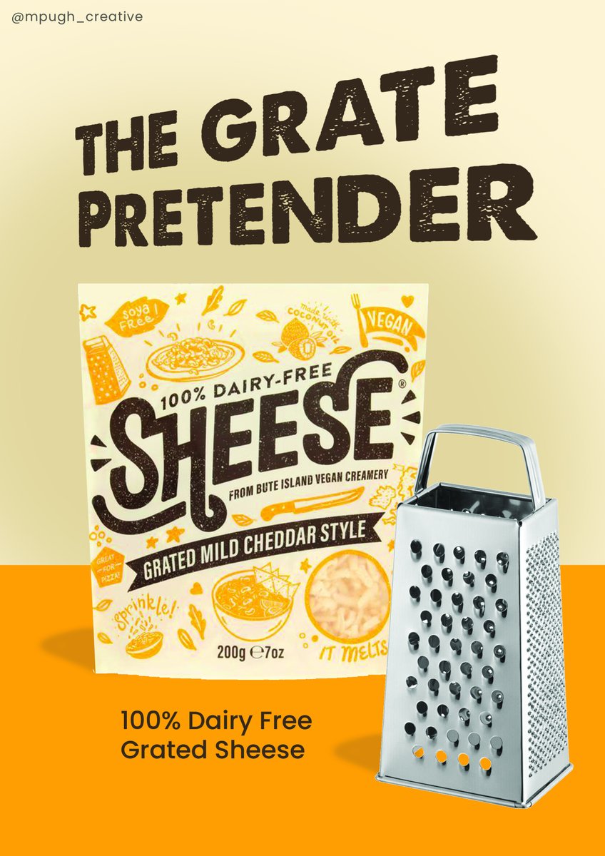 Brief of the Day: Create posters to advertise #CheeseGraters @OneMinuteBriefs #Sheese
  
@ButeIslandFoods What do you think?