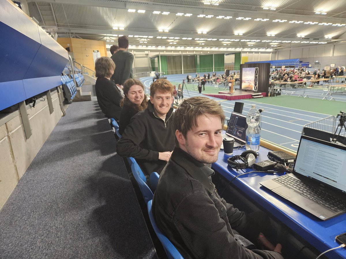 And our talented <a href="/sheffjournalism/">Sheffield Journalism</a>  trio live at the Sheffield local election count, again for <a href="/Sheffield_Wire/">Sheffield Wire</a> and <a href="/ShefNews/">ShefNews</a>