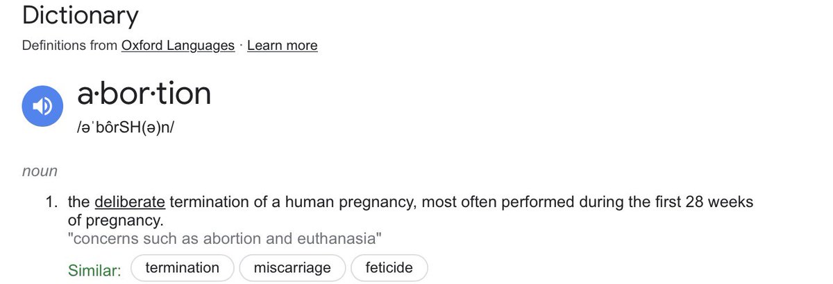 My first pregnancy ‘ended early,’ that was a premature birth. Not an abortion. FFS. Look, I get it, the whole attempting to conflate miscarriage with abortion thing didn’t work out for pro-aborts so now you’re trying this new repugnant argument about stillborn babies, but there…