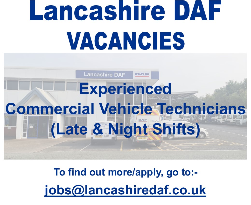 lancashiredaf.co.uk/about-us/vacan…
#lancashiredaf #daf #vacancies #vehicletechnician #shifts #hiring #Jobs