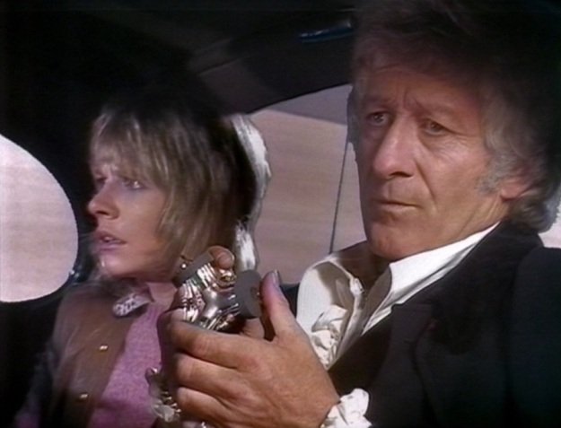 The Third Doctor (Jon Pertwee) and Jo Grant (Katy Manning) #DoctorWho #DrWho