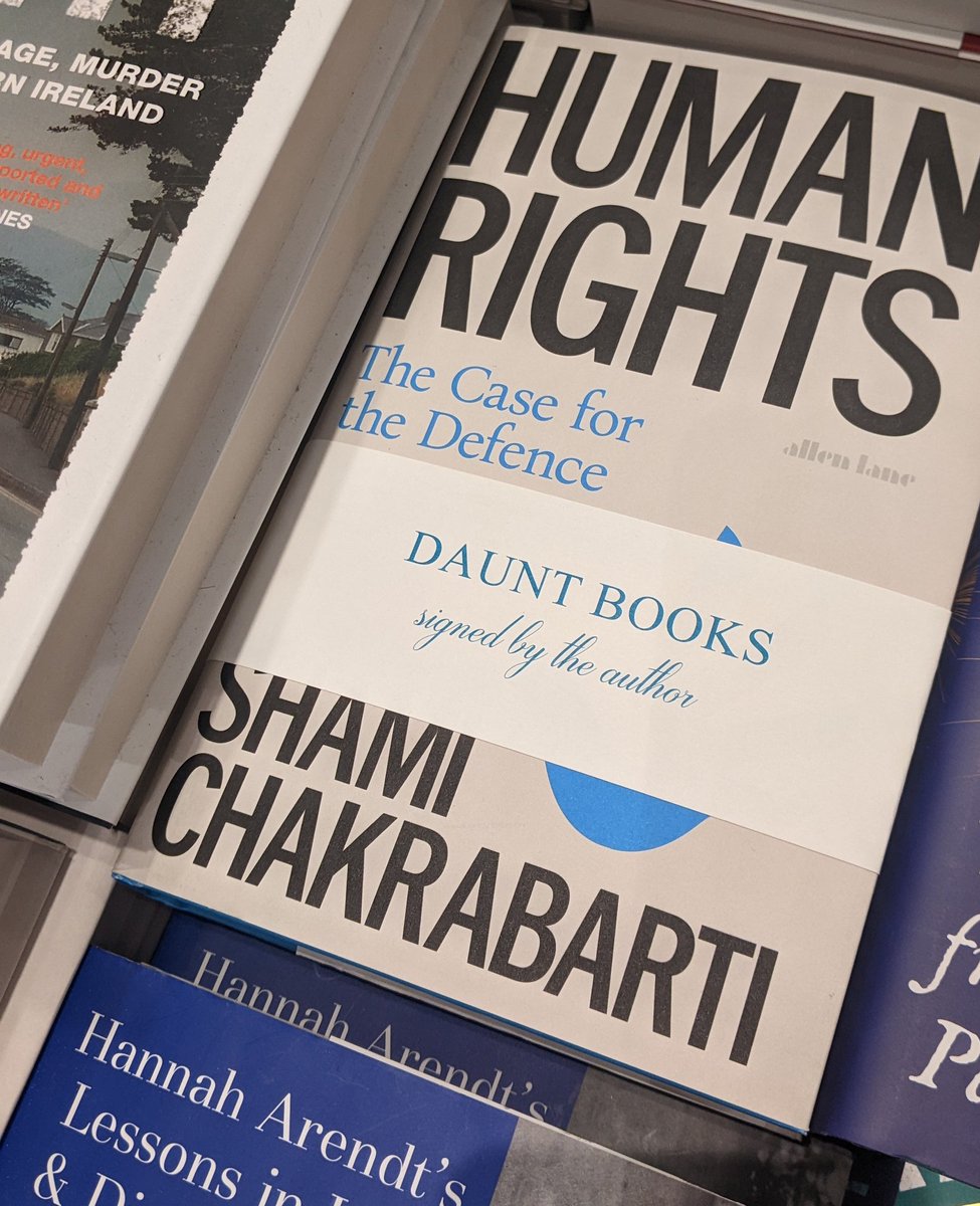 In dark weeks like these, with ratification of the Rwanda Treaty, commencement of the Act and the Government's campaign of detention, there is a ray of hope as brilliant lawyers continue to defend human rights. Shami Chakrabarti's latest book could not be more timely.
