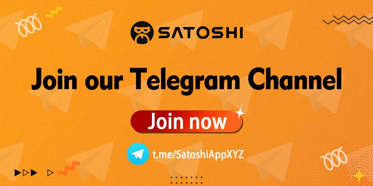 📢 Satoshi App's official Telegram channel is live! Join us to stay informed with the latest updates, insights, and be among the first to know about all things Satoshi App. 👉 Join here: t.me/SatoshiAppXYZ