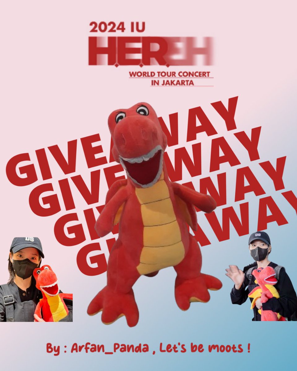 Arfan_Panda's tweet photo. GIVEAWAY TIME!
🐉BONEKA NAGA VIRAL🐉

How to Join:
-ONLY FOR JAKAENAGA 🐉🐉
-MUST FOLLOW IG &amp; X @Arfan_Panda 
-RT &amp; Like this post
-Reply this post why should I pick you and make a wish for IU Birthday!

Closed at IU Birthday 16May24!
#아이유 #IU #HEREH #IU_WORLD_TOUR #JAKAENAGA https://t.co/mXqrIuWEDP