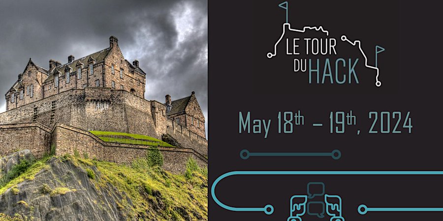 📣 | Le Tour Du Hack is back! Join @enusec for its annual cyber security conference and Capture The Flag event! 📅 - 18-19 May 2024 📍 - Craiglockhart campus Full details and tickets ➡️ orlo.uk/ahIcy #LTDH24 | #MustBeNapier