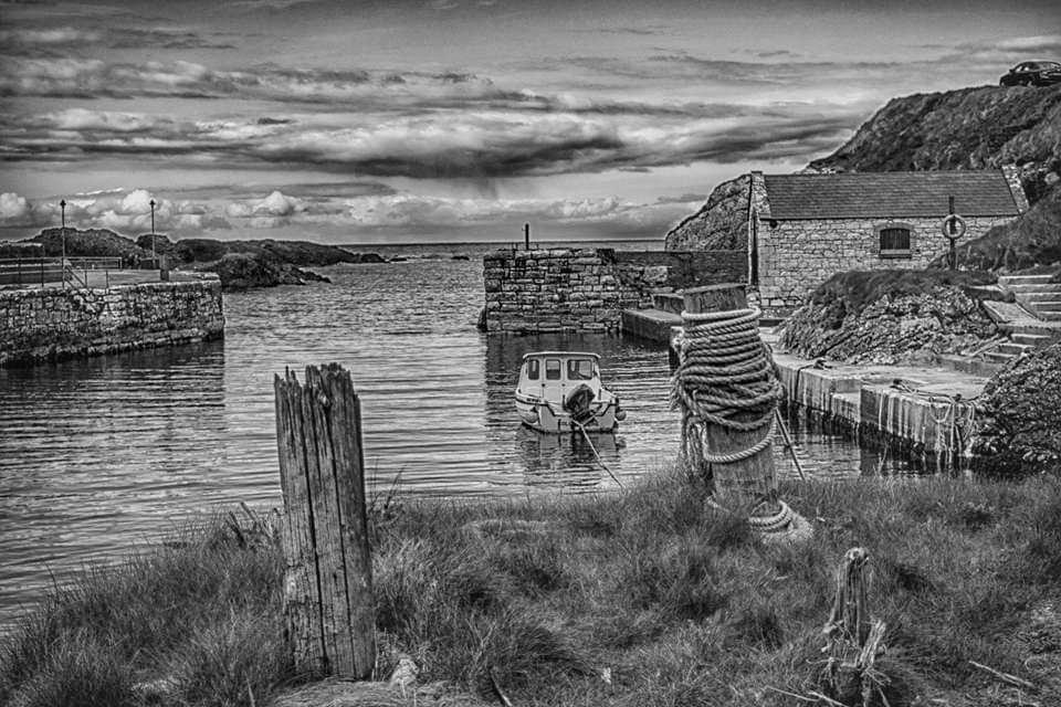 Ballintoy Harbour, #NorthernIreland #ThePhotoHour #blackandwhitephotography @VisitCauseway